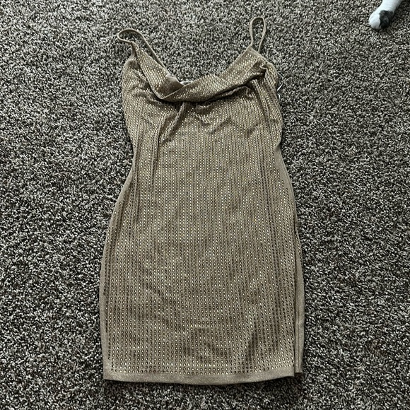 sparkly graduation dresses Zapaka Women Glitter Dress A Line Spaghetti Straps Deep V Festival Shop A-line Knit Graduation Dress Taglia:44